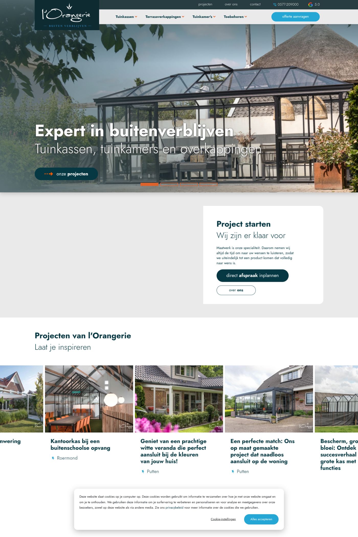 Website van L’Orangerie